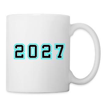 2027 Jahr Geburtstag - Tasse - Weiß - Rechts