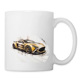 sport car - Tasse - Weiß - Rechts
