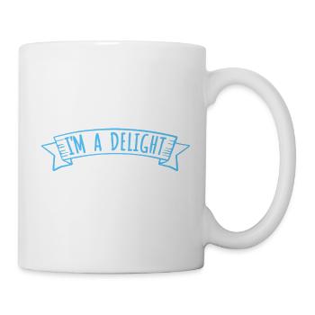 Funny I'm A Delight Sarcastic Delightful Humor Fun - Mug - white - Right