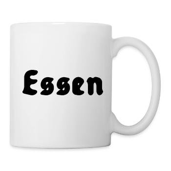 Essen - Tasse - Weiß - Rechts