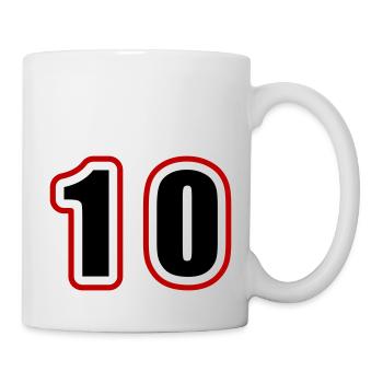 10 Number College - Mug - white - Right
