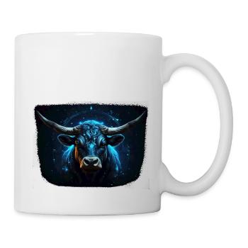 Sternzeichen Stier - Tasse - Weiß - Rechts