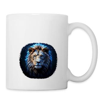 Signe du zodiaque Lion - Mug blanc - blanc - Droite