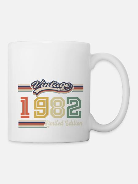 Cadeau D'anniversaire 1982 Génial Depuis 1982 vint - Mug blanc - blanc
