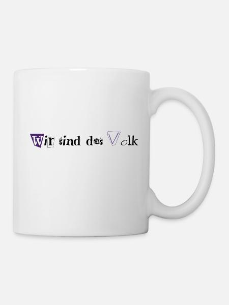 Wir sind das Volk - Tasse - Weiß