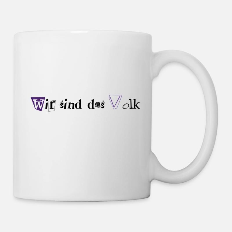 Wir sind das Volk - Tasse - Weiß