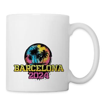 Barcelona 2024 Travel Holidays - Mug - white - Right