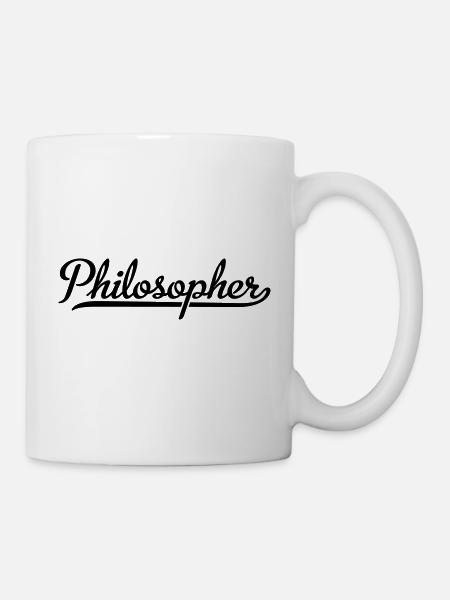 Philosophe - Mug blanc - blanc