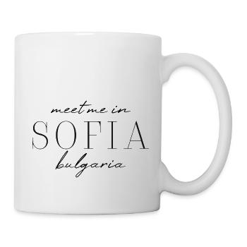 Sofia, Bulgarie Style Design T-shirt - Mug blanc - blanc - Droite