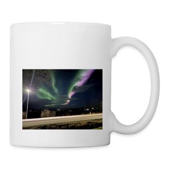Aurora northern lights - Mug - white - Right