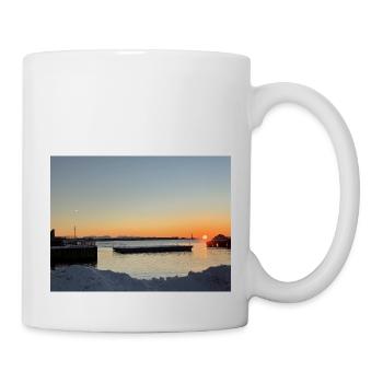 Lofoten-Sonnenuntergang - Tasse - Weiß - Rechts