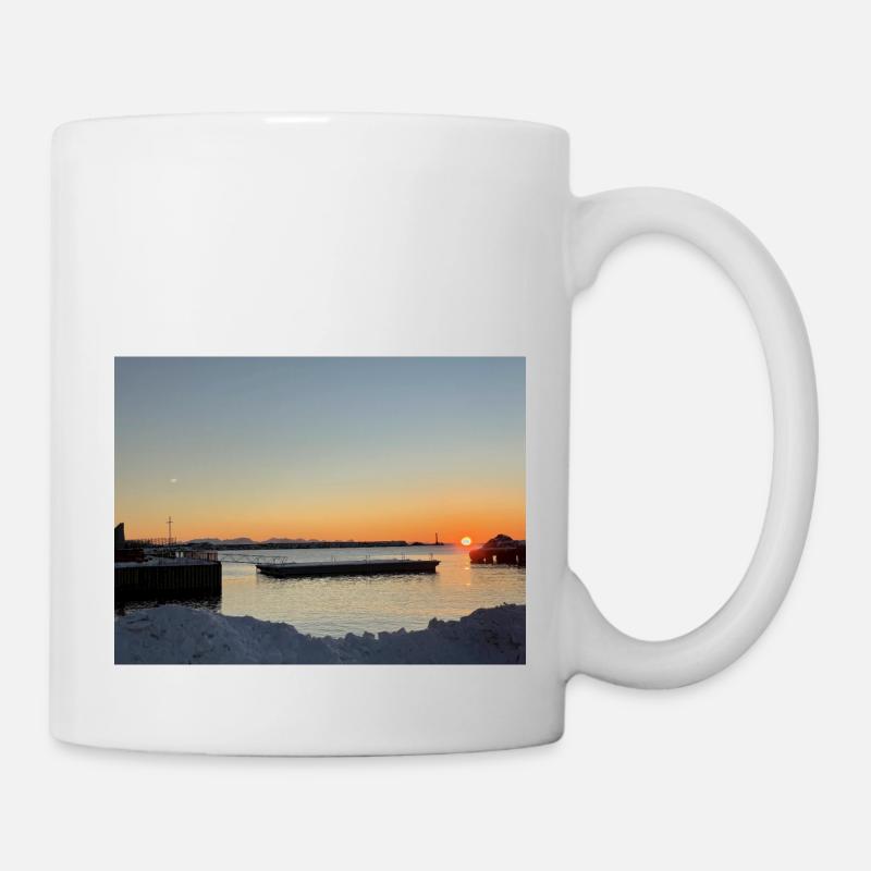 Lofoten Sunset - Mug - white