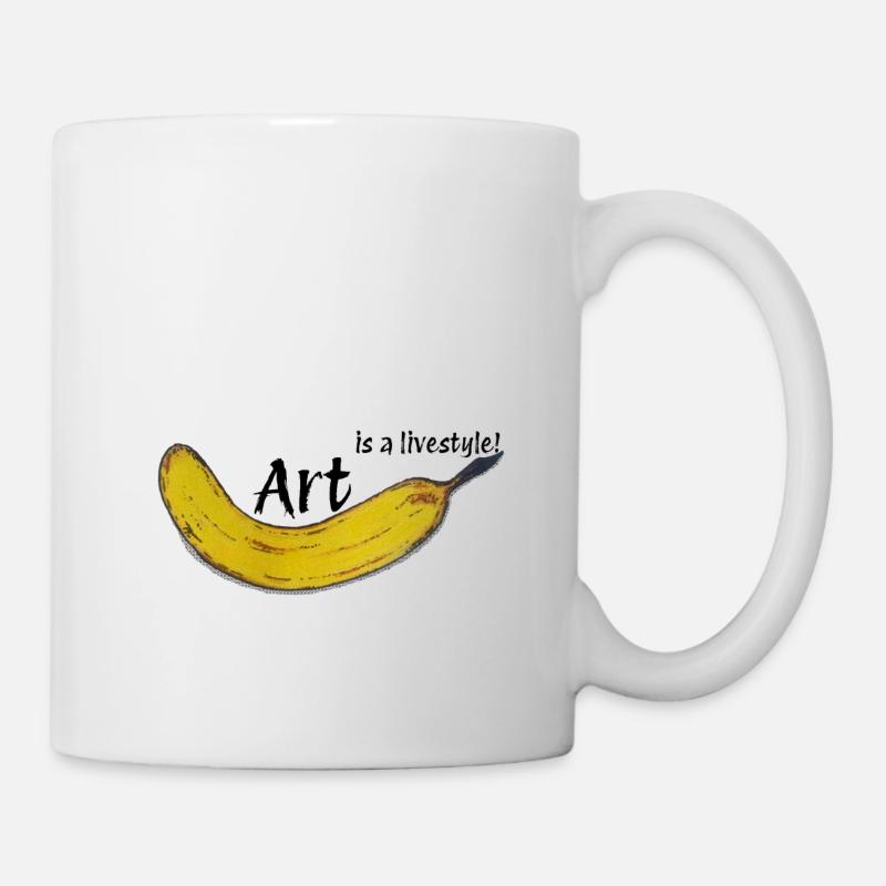 L’art est un style de vie ! #1Neu7 - Mug blanc - blanc