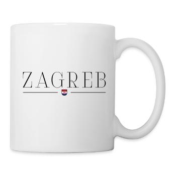 Zagreb, Croatia Style Design T-Shirt - Mug - white - Right