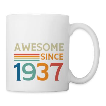 Awesome since 1937 - Mug blanc - blanc - Droite