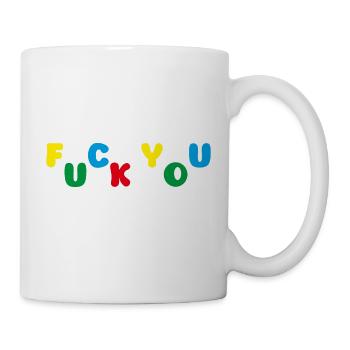 One playful F You - Tasse - Weiß - Rechts