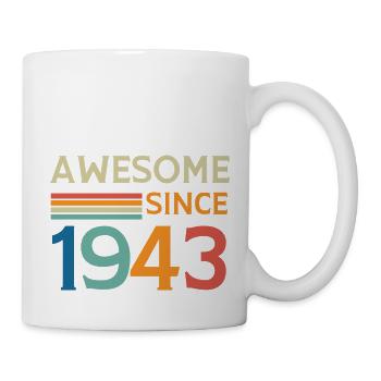 Awesome since 1943 - Mug blanc - blanc - Droite