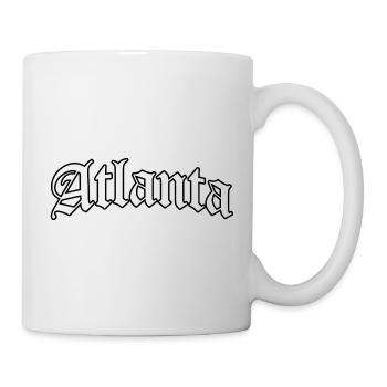 Logo Atlanta : Design gothique au style urbain - Mug blanc - blanc - Droite