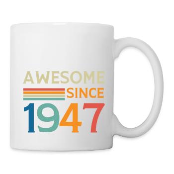Großartig seit 1947 - Tasse - Weiß - Rechts