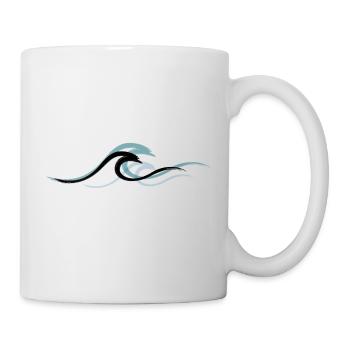 Wave wave Surfing Water Rat Surfer - Mug - white - Right