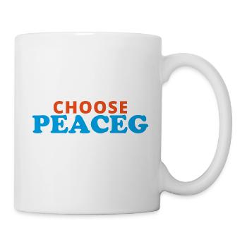Choisissez la paix - Wähle den Frieden - Mug blanc - blanc - Droite