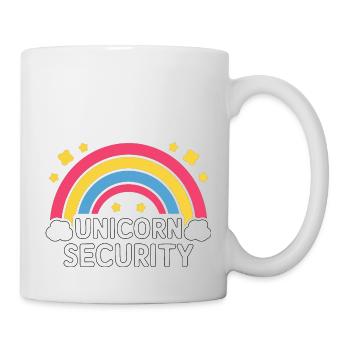 Sécurité des licornes Devise de la licorne Sécurité des licornes - Mug blanc - blanc - Droite
