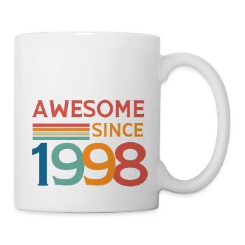 Awesome since 1998 - Mug blanc - blanc - Droite