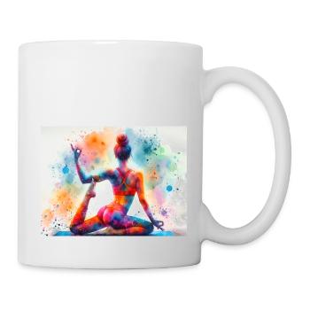 Yoga Exercise - Mug - white - Right