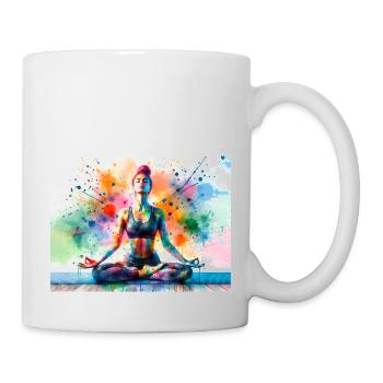 Yoga Exercise - Mug - white - Right