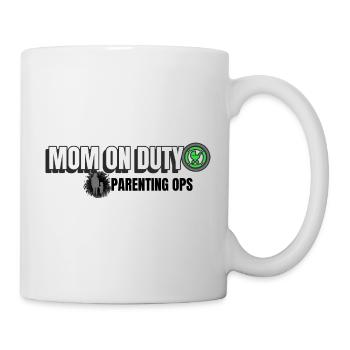 Mom on duty. Humour maman. - Mug blanc - blanc - Droite