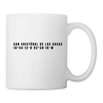 Chiapas Mexico Coordinates - Mug - white - Right