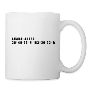 Jalisco Mexiko Koordinaten - Tasse - Weiß - Rechts