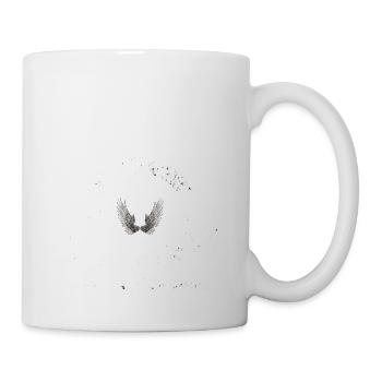 Wer spät bremst fährt länger schnell. - Tasse - Weiß - Rechts