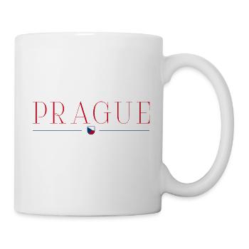 Prague, Czech Republic Style Design T-Shirt - Mug - white - Right