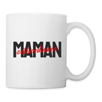 Maman extraordinaire - Mug blanc - blanc - Droite