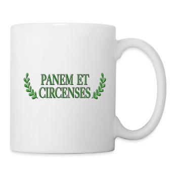 Panem Et Circenses - Tasse - Weiß - Rechts