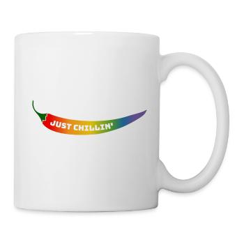 T-Shirt CSD Rainbow Chili just chillin - Mug blanc - blanc - Droite