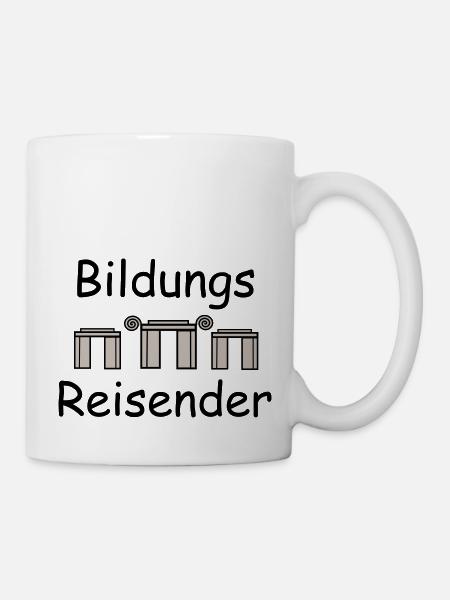 Voyageur éducatif - Mug blanc - blanc