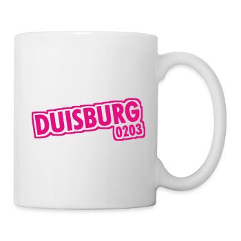 Duisbourg - 0203 - Indicatif téléphonique - NRW - Ruhrpott - Mug blanc - blanc - Droite