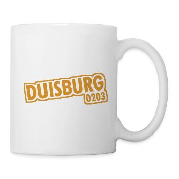 Duisbourg - 0203 - Indicatif téléphonique - NRW - Ruhrpott - Mug blanc - blanc - Droite