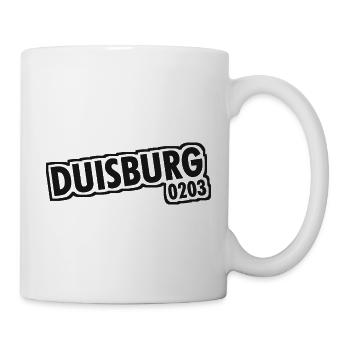 Duisbourg - 0203 - Indicatif téléphonique - NRW - Ruhrpott - Mug blanc - blanc - Droite