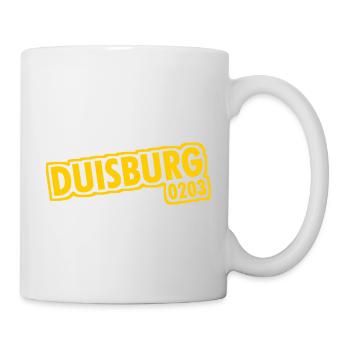 Duisbourg - 0203 - Indicatif téléphonique - NRW - Ruhrpott - Mug blanc - blanc - Droite