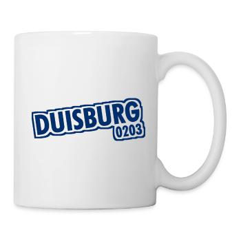 Duisbourg - 0203 - Indicatif téléphonique - NRW - Ruhrpott - Mug blanc - blanc - Droite
