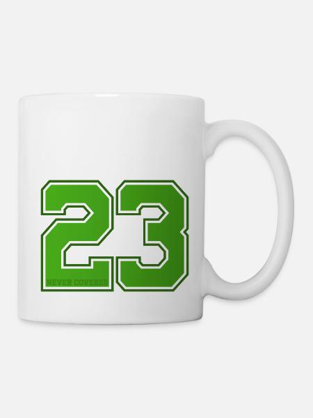 23 (Dreiundzwanzig) - Tasse - Weiß