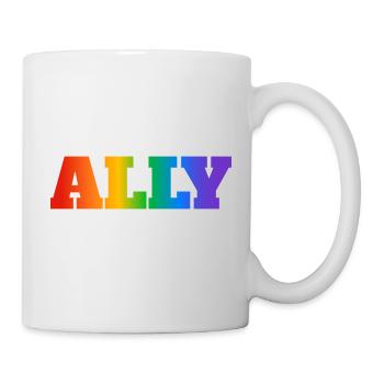 Gay Pride Ally - Mug - white - Right