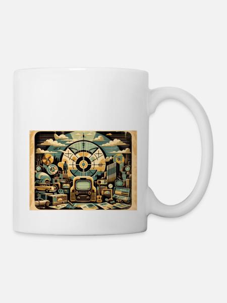 Retro Fallout - Mug - white
