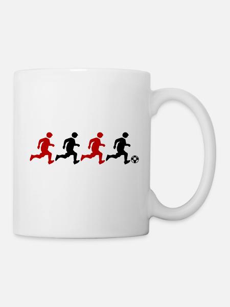 Équipe de football - Mug blanc - blanc