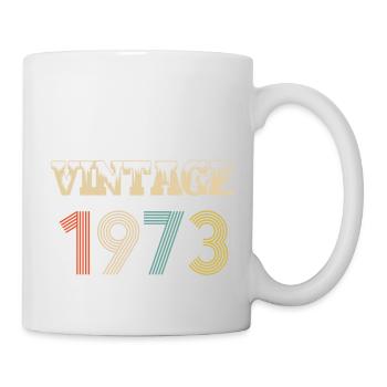 1973 Vintage Vintage Birthday Retro - Original - Mug blanc - blanc - Droite