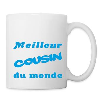 Meilleur cousin du monde - Mug blanc - blanc - Droite