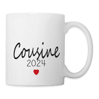 cousine - futur cousine 2024 - Mug blanc - blanc - Droite